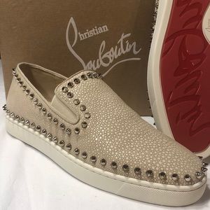 NEW Christian Louboutin Pik Boat Flat 42.5 / 9.5